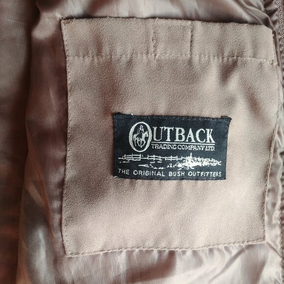Outback Trading Company soft taupe quilted zip-up vest XL - Picture 8 of 10